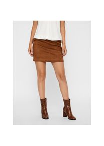V&eacute;ro Moda Vero Moda, Unisex, Lederimitatrock &raquo;VMDONNADINA FAUXSUEDE SHORT SKIRT&laquo;, cognac, S (36), Modischer Minirock von VERO MODA