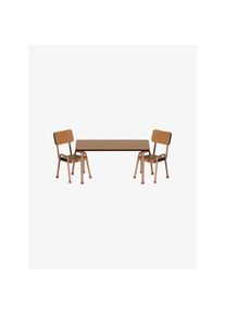 Maileg accessoires de poupee Tisch und Stuhlset Maus brun