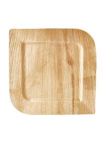 Papstar 25 Palmblatt Teller Rossini eckig 26 x 26cm