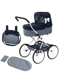 BAYER , Puppenwagen »nostalgisch« inklusive Umhängetasche , weiss