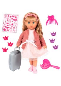 BAYER , Stehpuppe »Charlene, 46 cm, altrosa« mit Funktion