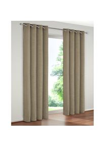 WIRTH, Vorhang &raquo;Trondheim B&laquo; &Ouml;sen 1 Stk. tlg., taupe, Chenille, Polyacryl