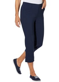Damen 3/4-Hose mit Dehnbund marine