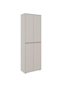 Xora Schuhschrank , Kaschmir , Holzwerkstoff , 10 F&auml;cher , 70x210x34 cm , Garderobe, Schuhaufbewahrung, Schuhschr&auml;nke