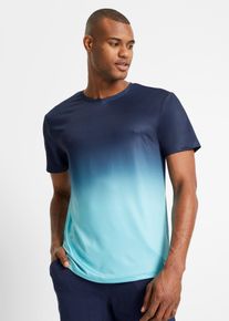 Sport-Shirt mit Farbverlauf in blau, Gr&ouml;sse 48/50 (M), bonprix