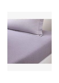Ralph Lauren Home Drap housse Oxford raye violet clair