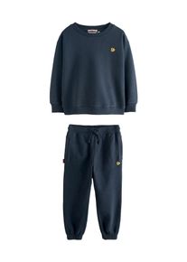 Superdry, Garçons Set, bleu marine / jaune