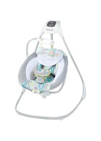 Ingenuity , Babywippe »SimpleComfort Compact Soothing Swing - Everston« mit Sound-Effekt , grau