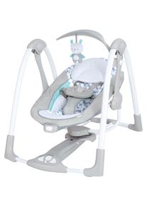 Ingenuity , Babyschaukel »ConvertMe Swing-2-Seat Portable Swing - Raylan« mit automatischer Schaukelfunktion und Sound-Effekt , grau
