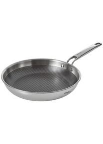 Homeware Profession. Bratpfanne , Edelstahlfarben , Metall , konisch , Lfgb , backofengeeignet, antihaftbeschichtet , Kochgeschirr, Pfannen, Bratpfannen