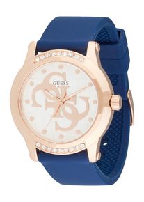 Guess Analoguhr Damen Gr&ouml;&szlig;e One Size blau / rosegold