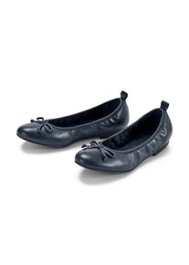 Tchibo - Leder-Ballerinas - Damen - Gr. 39 - dunkelblau