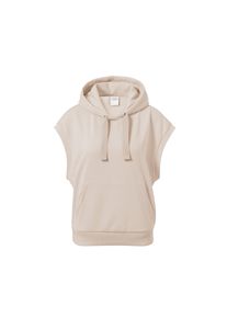 Tchibo - &Auml;rmelloser Sport-Hoodie - Damen - Gr. S - creme