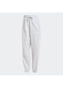 adidas Sportswear, Femmes Pantalon de sport 'Essentials', gris clair / blanc