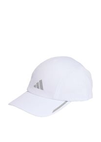 adidas Performance, Hommes Casquette de sport 'RUNNING MESH 4 PANEL CAP', gris argent&eacute; / blanc