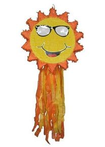 Funny Pinata soleil jaune