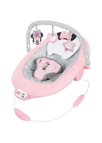 Bright Starts , Babywippe »Minnie Mouse Rosy Skies Comfy Bouncer« bis 9 kg mit Sound-Effekt
