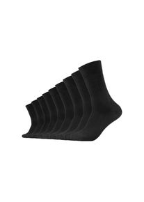 Camano , Damen , Socken »comfort« 9 Paar, 9 Stk. tlg. mit verstärktem Fersen- und Zehenbereich , schwarz , Socken von Camano mit weichem...