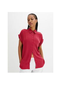 Inspirationen, Unisex, Kurzarmbluse, erdbeere, 54, aus recyceltem Polyester