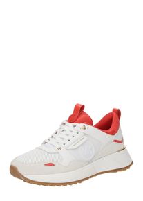 MICHAEL Michael Kors, Femmes Baskets basses 'THEO', crème / rouge / blanc