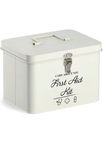 Aufbewahrungsbox »Medizinbox« Metall , weiss , zeller Present