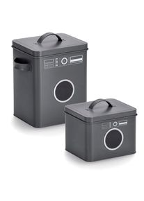 Aufbewahrungsbox »Landry« Waschpulver-Box, Metall , grau , zeller Present