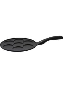 Crêpepfanne »Alucast« Aluminiumguss 1 Stk. tlg. aussen schwarz PTFE beschichtet, Ø 26 cm, Induktion , schwarz , ELO