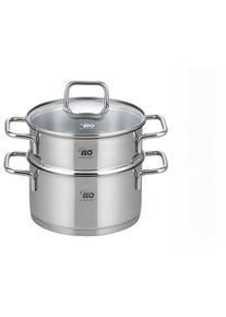 Dampfgartopf 1 Stk. tlg. Edelstahl 18/8 , silberfarben , ELO