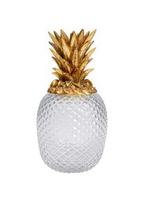 Aufbewahrungsbox »Deko Dose Pineapple Visible« , goldfarben , KARE Design