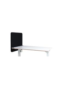 Cloison acoustique de table Softline Event, suspendue, hauteur 650 mm, textile, largeur 800 mm, noir