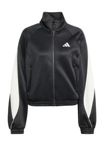adidas Sportswear, Femmes Vestes d’entraînement 'Stadium', noir / blanc
