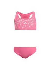adidas Sportswear, Filles Maillot de bain de sport 'Glitter Bikini Set', rose clair / argent