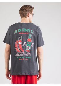 adidas originals, Hommes T-Shirt 'Chilli', anthracite / &eacute;meraude / rouge clair / blanc