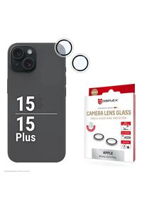 Displex , Kameraschutzglas »Camera Lens Glass Single Glass Ring Protector« für Apple iPhone 15;Apple iPhone 15 Plus Packung, 2x...
