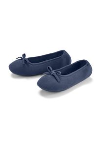 Tchibo - Ballerina-Hausschuhe - Damen - Gr. 36-37 - blau