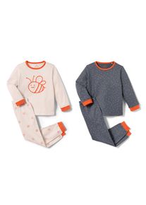 Tchibo - 2 Kleinkinder-Pyjamas - Unisex - Gr. 110/116 - dunkelblau