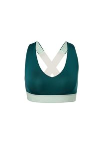 Tchibo - Sport-Bustier - Damen - Gr. M - smaragdgrün