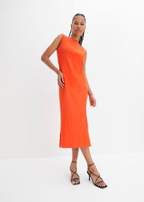 Jersey-Kleid aus Baumwolle mit Stretch in orange, Gr&ouml;sse 48/50 (XL), 95% Baumwolle, bonprix