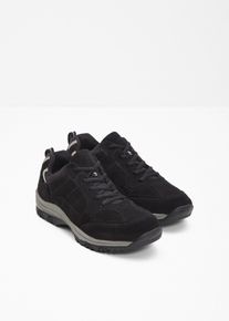 Trekkingschuhe aus Veloursleder in schwarz, Grösse 42, bonprix