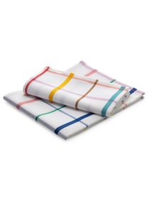 Tissage de Luz Serviette bunt kariert (2 Stück)