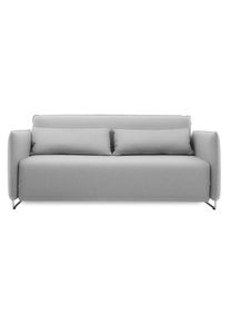 Softline Schlafsofa Cord Hellgrau