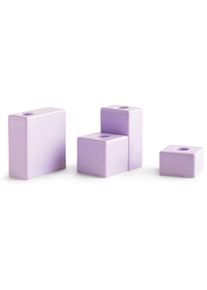 onomao Kerzenständer 4 Blocks Lila