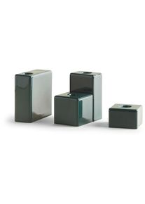 onomao Kerzenständer 4 Blocks Grün