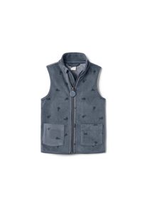 Tchibo - Gilet en polaire pour tout-petits - Unisex - taille: 122/128 - bleu/imprimé