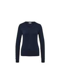 Tchibo - Pull en maille torsad&eacute;e - taille: XL - bleu