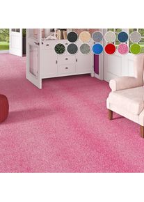 my home , Teppichboden »Zephyra, Schlinge, Made in Netherlands« rechteckig 8 mm Höhe Uni Farben, Breite 400 cm, strapazierfähig, Wohnzimmer,...