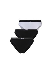 BOSS, Unisex, BOSS Slip &raquo;3P BRIEF&laquo; Packung, 3er, 3 Stk. mit elastischen Logobund, open wei&szlig; 120, M, 3 Stk., 3er-Pack Slip von BOSS Black Underwear