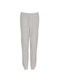 TRIGEMA , Damen , Schlafanzug »Schlafanzughose Bündchen« 1 tlg. , grau , DELUXE-Single-Jersey