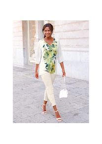 Lady, Unisex, Longbluse, pistazie, zitrone, bedruckt, 54, pflegeleichtes Material