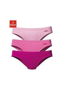 s.Oliver, Unisex, s.Oliver Bikinislip 3er-Pack, aus elastischer Baumwoll-Qualit&auml;t, rosa, pink, 32/34 (S), s.Oliver Bikinislips im 3er Pack